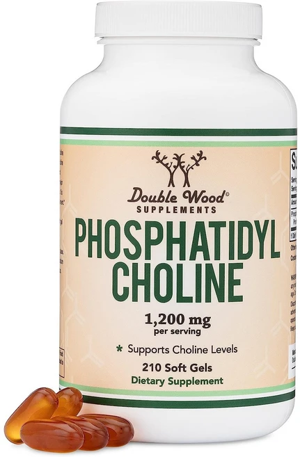 [해외] [Double Wood Phosphatidylcholine] 더블우드 포스파티딜콜린 1 200mg 210소프트젤, 210정, 1개 - 쿠팡