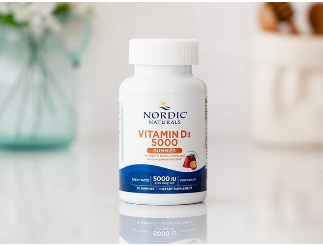 노르딕 내추럴스 비타민D3 구미젤리 패션프루트 125mcg(5000IU) 30개 1개월분, 1개, 30정 - 쿠팡