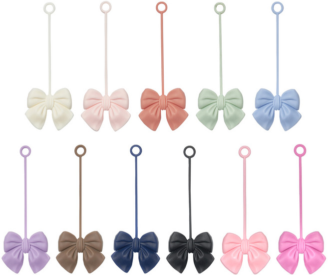 후그 리본참 키링 HKR, 1개, HKR037 라일락