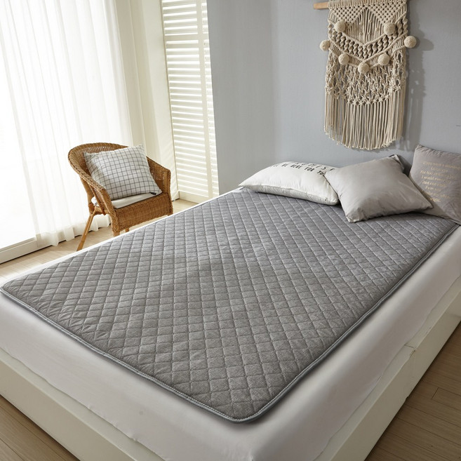 한일의료기 EMF인증 카본탄소매트 전자파없는 무자계 캠핑 킹더블 진그레이, 킹더블진그레이155x200cm