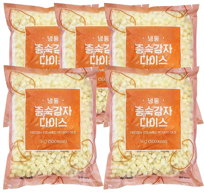 아토 냉동 증숙 감자 다이스, 1kg, 1개