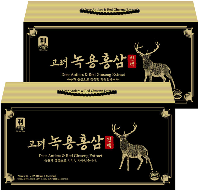 리담 고려 녹용홍삼 진액, 2개, 2.1L