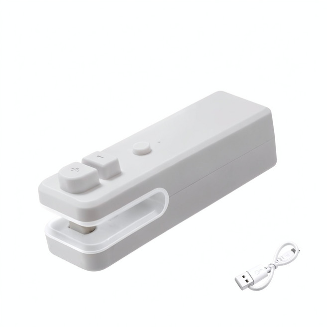USB迷你封口機 行動食品袋密封器 充電款, 5代灰色充電款400mAh, 1個