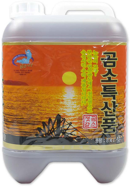 곰소젓갈 까나리액젓 10kg (8.4L), 8.4L, 1개