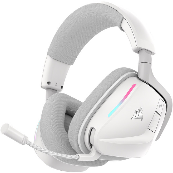 [공육일오][커세어] 보이드 v2 RGB+에코백 무선 게이밍헤드셋 void v2, WHITE