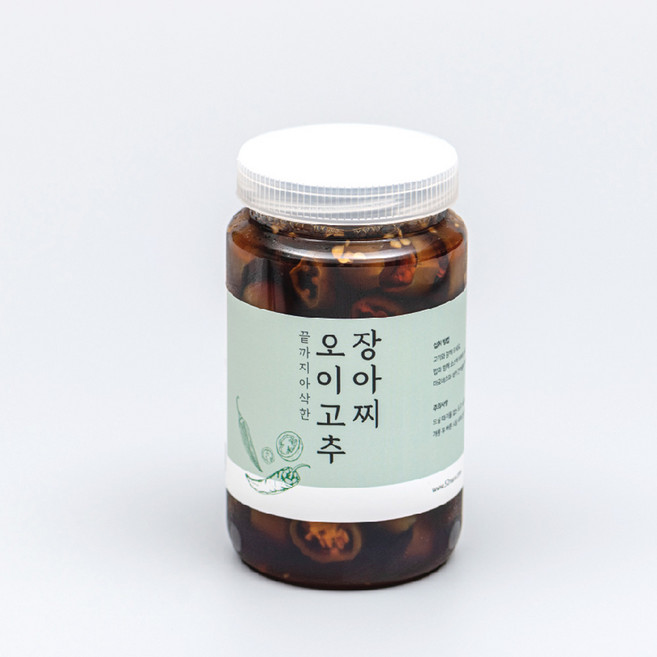 논산농부의 수제 오이고추장아찌 300g(팩) / 580g(병), 2개, 300g