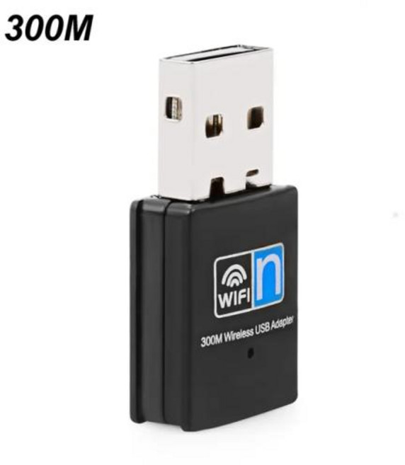 듀얼 밴드 USB 와이파이 어댑터 무선 네트워크 카드 PC 네트워크 동글 150m 300m 600mbps 2.4GHz + 5GHz, 2) 300mbps, 1개