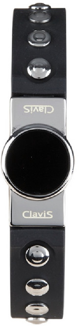 클라비스 건강팔찌 히어로 블랙 화이트골드, 1개