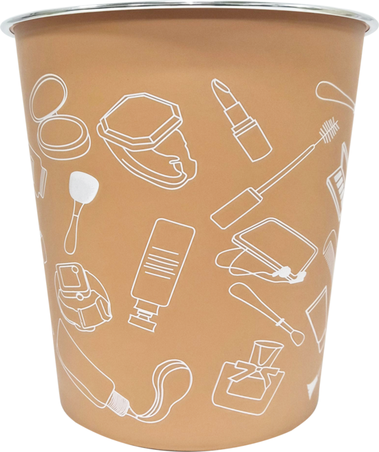 제일 오픈휴지통 9L 오픈형/쓰레기통, 오렌지