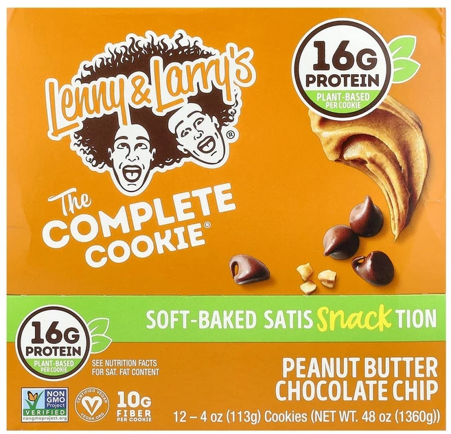 레니앤렐리 Lenny & Larrys 더 컴플리트 쿠키 피넛버터 초콜릿칩 쿠키 12개 각 113g, 1개 - 쿠팡