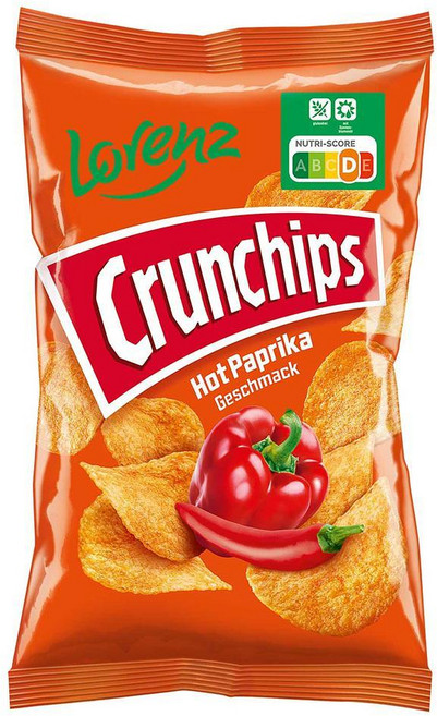 Crunchips 크런칩 핫 파프리카, 1개, 175g