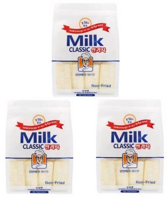 밀크 클래식 쌀과자 당일직송, 3개, 240g