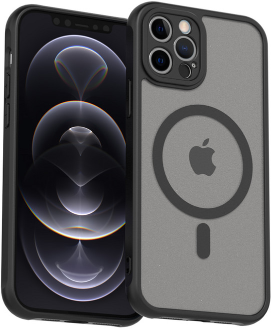 별다섯 핸드폰 맥세이프 반투명 매트 케이스 변색에 강한 자력 마그네틱