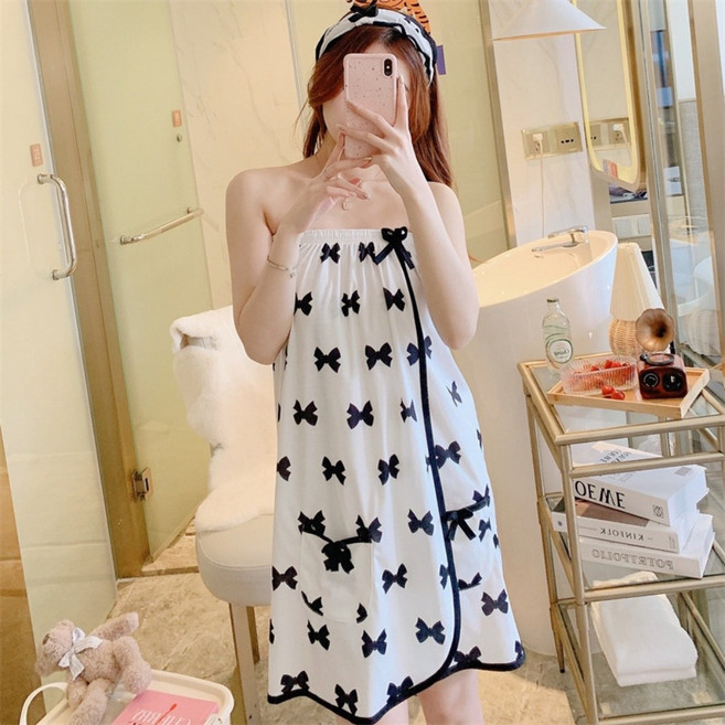 베코니아 프리미엄 골프샤워가운 + 헤어밴드 세트