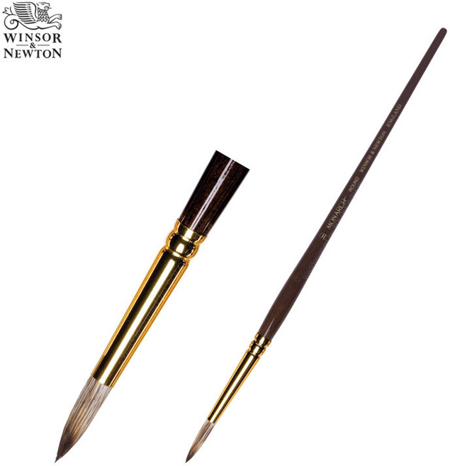Winsor&Newton 윈저앤뉴튼 모나크 유화붓 Round 8호 둥근붓, WI5503008