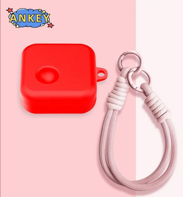 케이스 소프트 실리콘 보호용 휴대용 스크래치 방지 충격 쉘 카라비너 랜야드, 1개, 3. 빨간색 / A. Nothing Ear 2