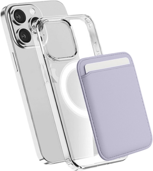 SUMMIT 맥세이프 케이스 아이폰 호환 카드 케이스 세트 - 맥세이프 카드케이스