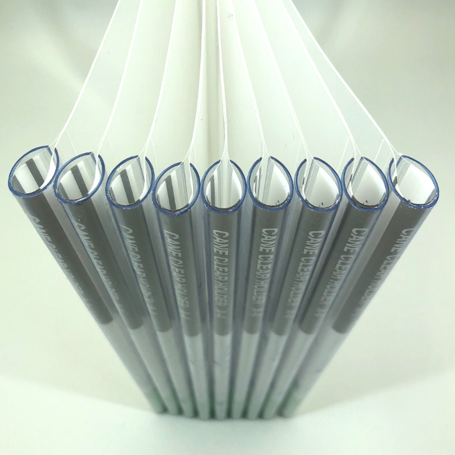 문구로드 A4 두꺼운 라운드 둥근쫄대 고투명 8mm 6mm, 50개, 고투명8mm