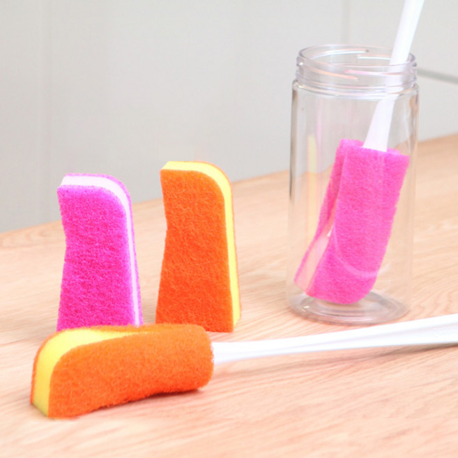 3M 스카치브라이트 보틀클리너 전용 리필, 없음, 플라스틱 용기 전용 리필(핑크), 1개