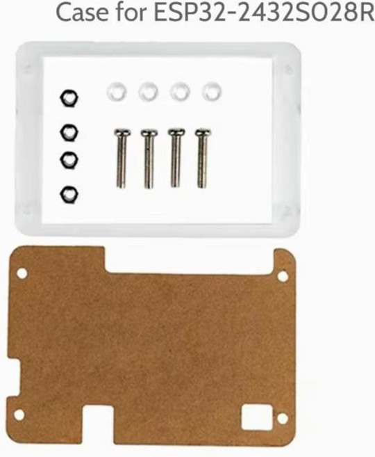 2.8인치 ESP32-2432S028R ESP32 디스플레이 ILI9341 저항막 터치스크린 TFT LCD 모듈 ESP-32 개발 보드 아크릴 케이스, [01] case