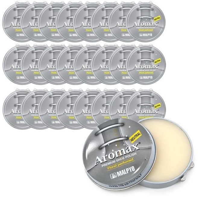 말표 아로맥스 무색구두약 내츄럴40g 24개