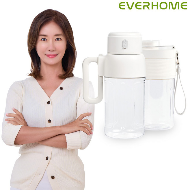 무선믹서기 휴대용믹서기 캠핑용 텀블러 쉐이커 미니 믹서기 믹서 소형 블렌더 블랜더 EV-TM7000, 에버홈 무선팀블러 믹서기 EV-TM7000