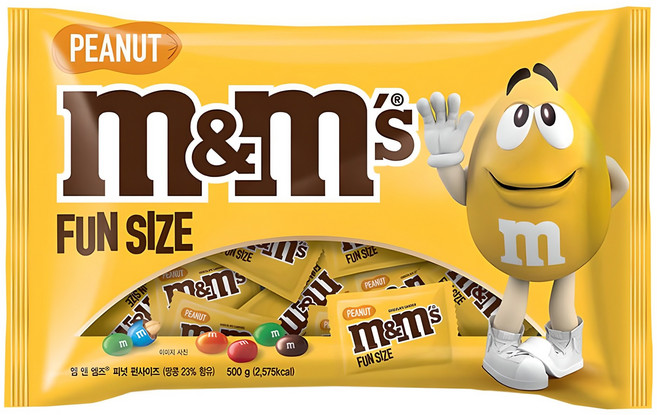 엠앤엠즈 피넛 펀사이즈 초콜릿, 500g, 1개