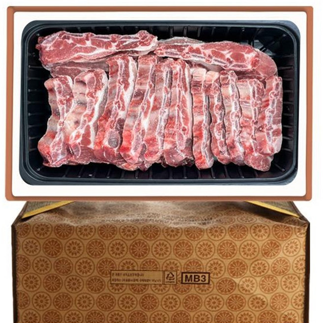 진코어 청풍명월 무항생제 한돈세트 돼지LA갈비 2kg 냉동, 단품, 1개