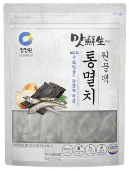 맛선생 통멸치 원물팩, 75g, 1개