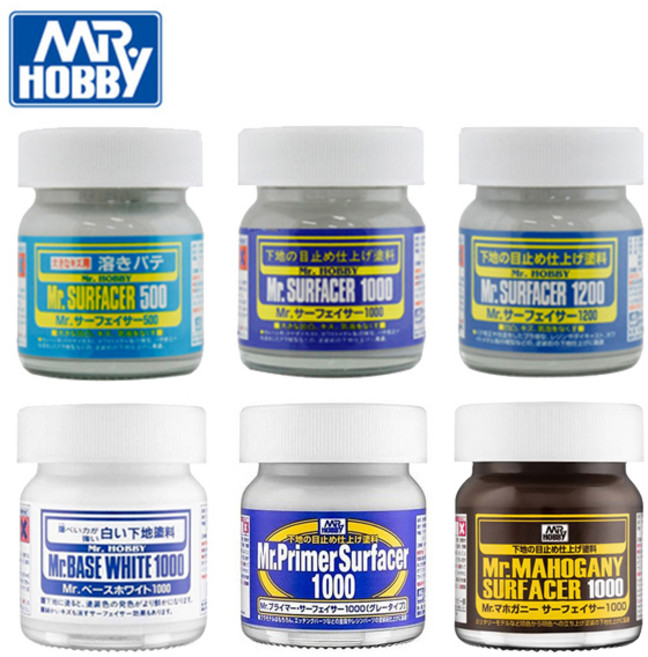 GSI 군제 서페이서 화이트 메탈 프라이머 마호가니 병타입 (병/40ml) (선택모음), SF285 서페이서 500, 1개