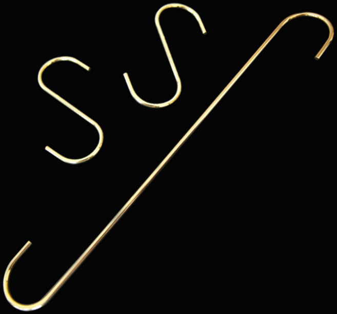 코코디피 만능 S고리 골드색 걸이 악세사리 소품 다용도, 5개, 골드색-40cm