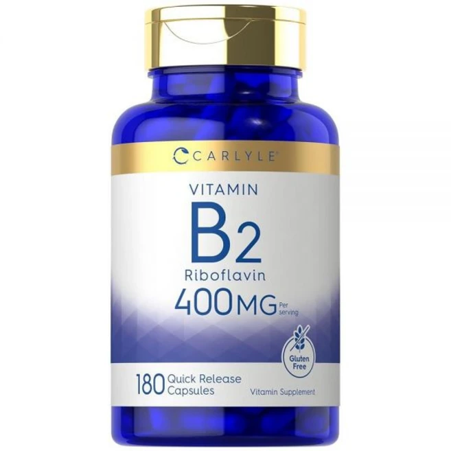 비타민 B2 리보플라빈 400mg 고함량 180정 45일분 미국산 Vitamin B-2, 비타민 B-2  400mg  180정, 1개 - 쿠팡