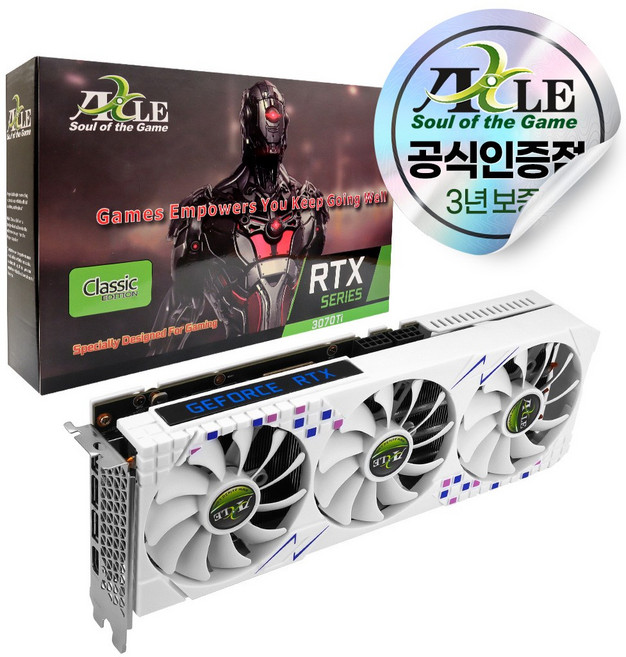 엑슬 지포스 RTX 3070 Ti D6X 8GB 에즈윈 [오늘출발/안전포장]