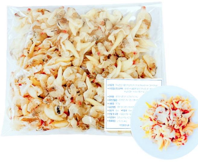 건조 마른 조개살 손질한 건조개살 자숙 조갯살, 1개