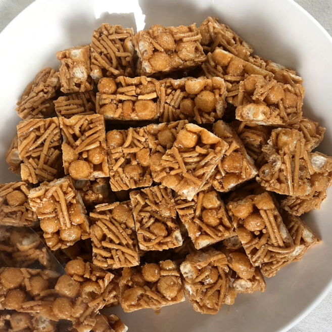 수제 뽀란다 오란다 500g 강정 라면땅 뽀빠이 라면과자 옛날과자, 1개