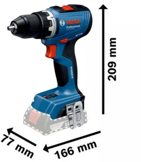 博世 GSB 18V-65 震動電鑽 充電式電動起子機 全台博世維修服務, 1個, GSR 18V-65