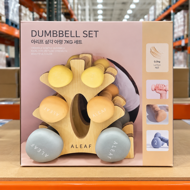 ALEAF 덤벨 세트 7KG ALEAF DUMBBELL SET 7KG