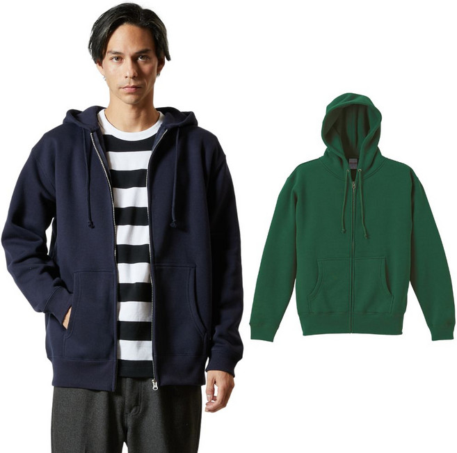 United Athle 日本10.0oz頂級柔棉內刷毛連帽拉鍊外套 5620-01 | Howu好物商城