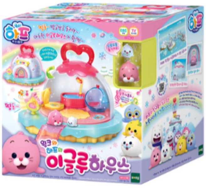 하프 윙크와 하프의 이글루 하우스 인형의집, MIX 혼합, 2개