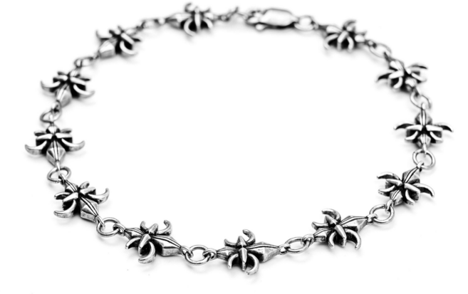 카미드 대거 십자가 체인 팔찌 [Silver925]