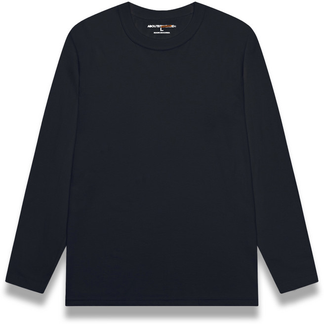 어바웃스탠다드 오리지널 라이트 롱슬리브 코튼 긴팔 면 티셔츠