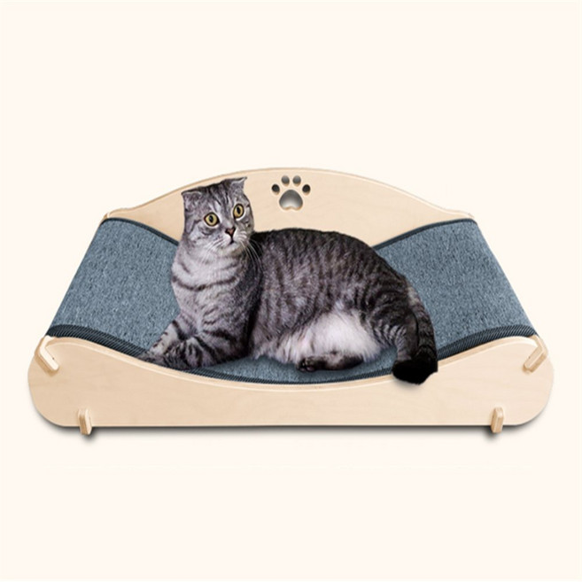 하나스마트 고양이 원목 쇼파 카페트 스크래쳐 고양이청결 고양이스크래쳐리필, 그레이색