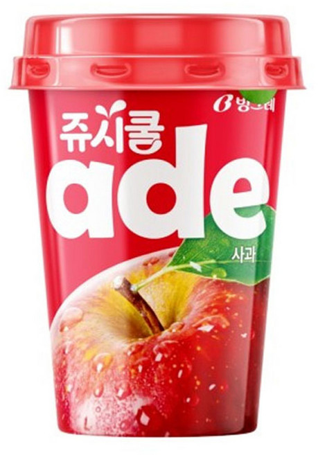 빙그레 쥬시쿨에이드 사과, 250ml, 20개