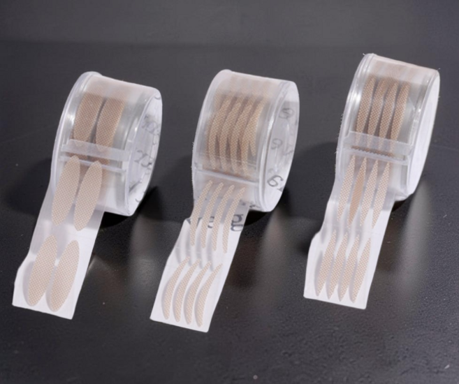 일본 쌍테 쌍커풀 테이프 티 안나는 바르는 만들기 대용량 1+1, 올리브, 2개