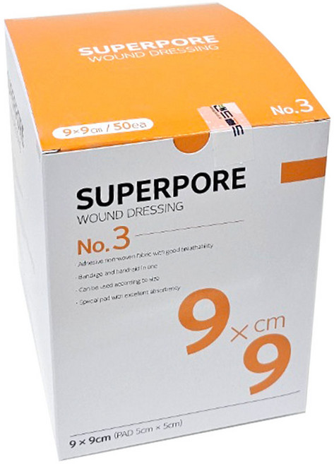 밴드골드 슈퍼포아 3호 드레싱패드 의약외품