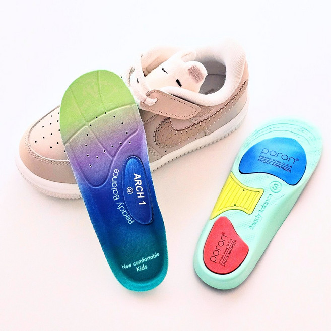 레디밸런스 KC인증 기능성 아치 평발 어린이 깔창, 1개