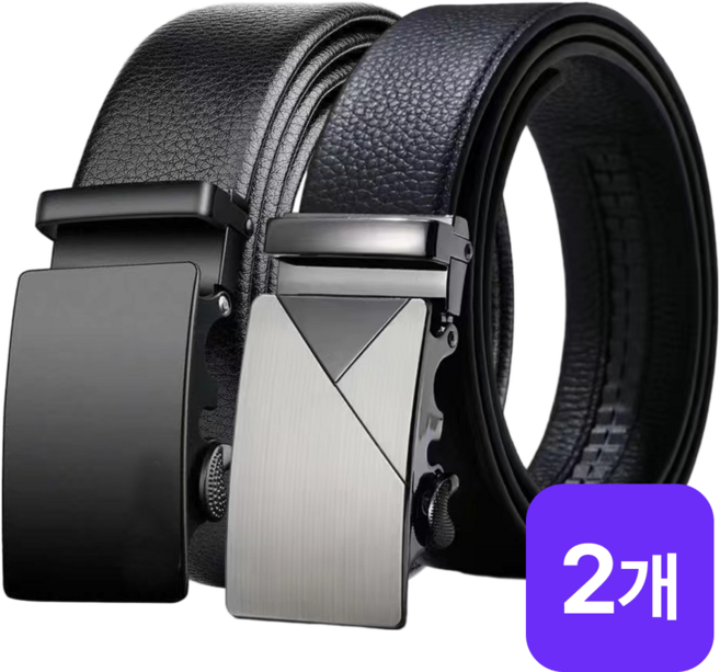 모덴 1+1 클래식 남성 벨트 가죽 자동 허리띠