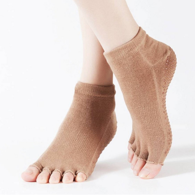 찐노마진몰 미끄럼방지 요가 필라테스 양말 토오픈 논슬립
