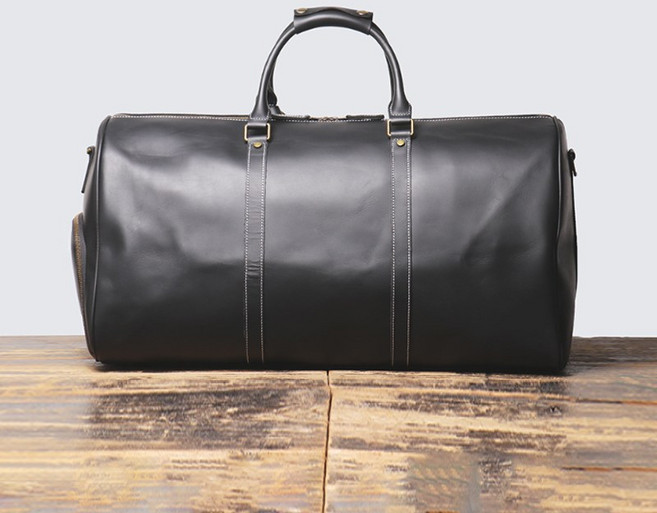 LOHA 빈티지 소가죽 보스턴백 대용량 여행가방 3183