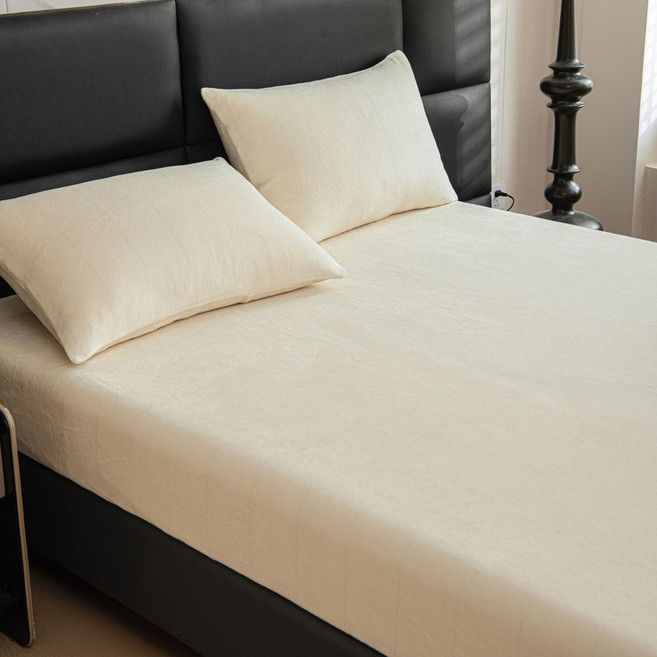 기쯔 극세사 매트리스 커버 침대